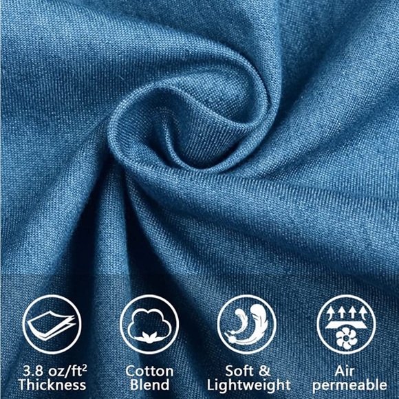 Ladies Large Fuinloth Chambray shirt - Picture 4 of 6